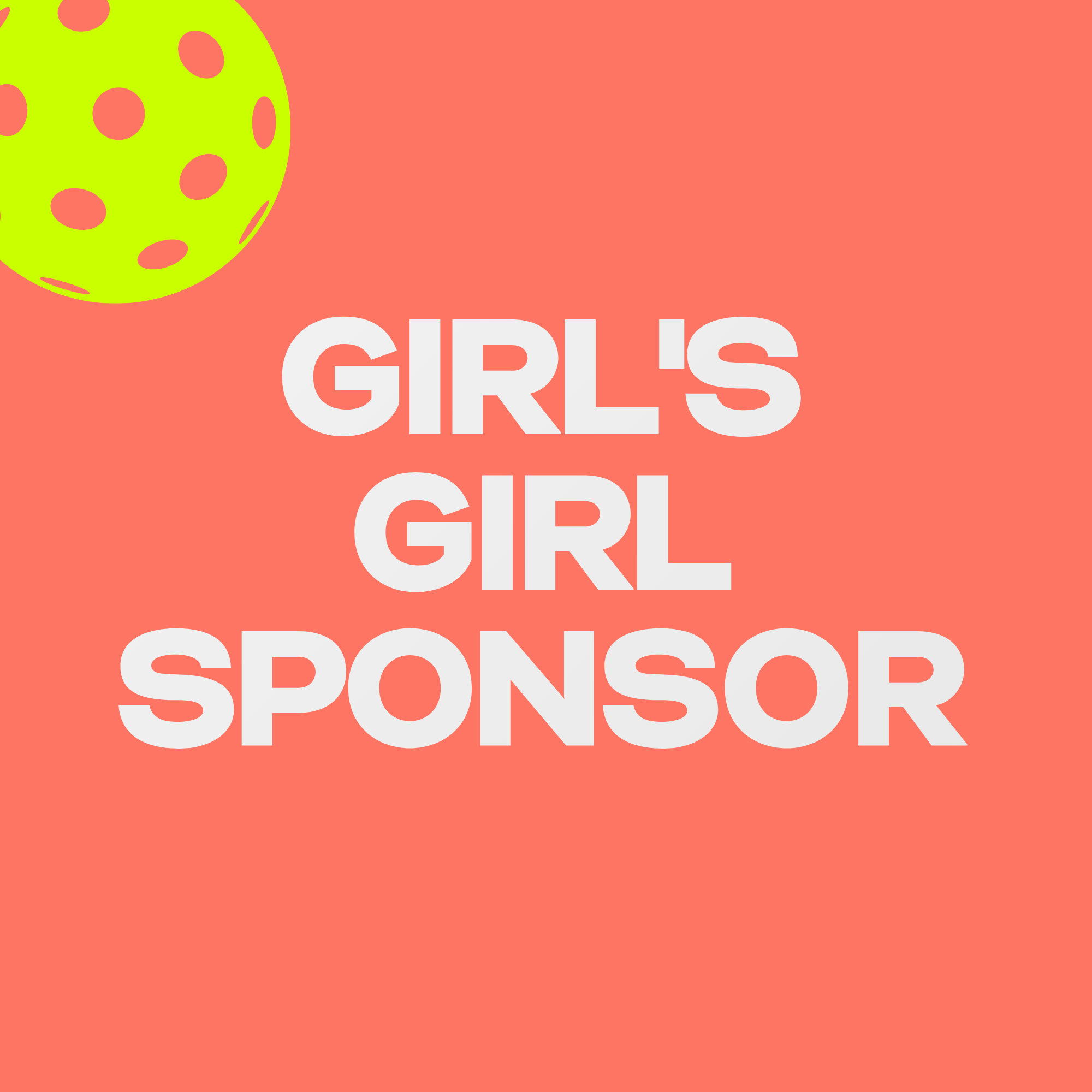 Club Soleil: Girl's Girl Sponsor – Presenting Sponsor