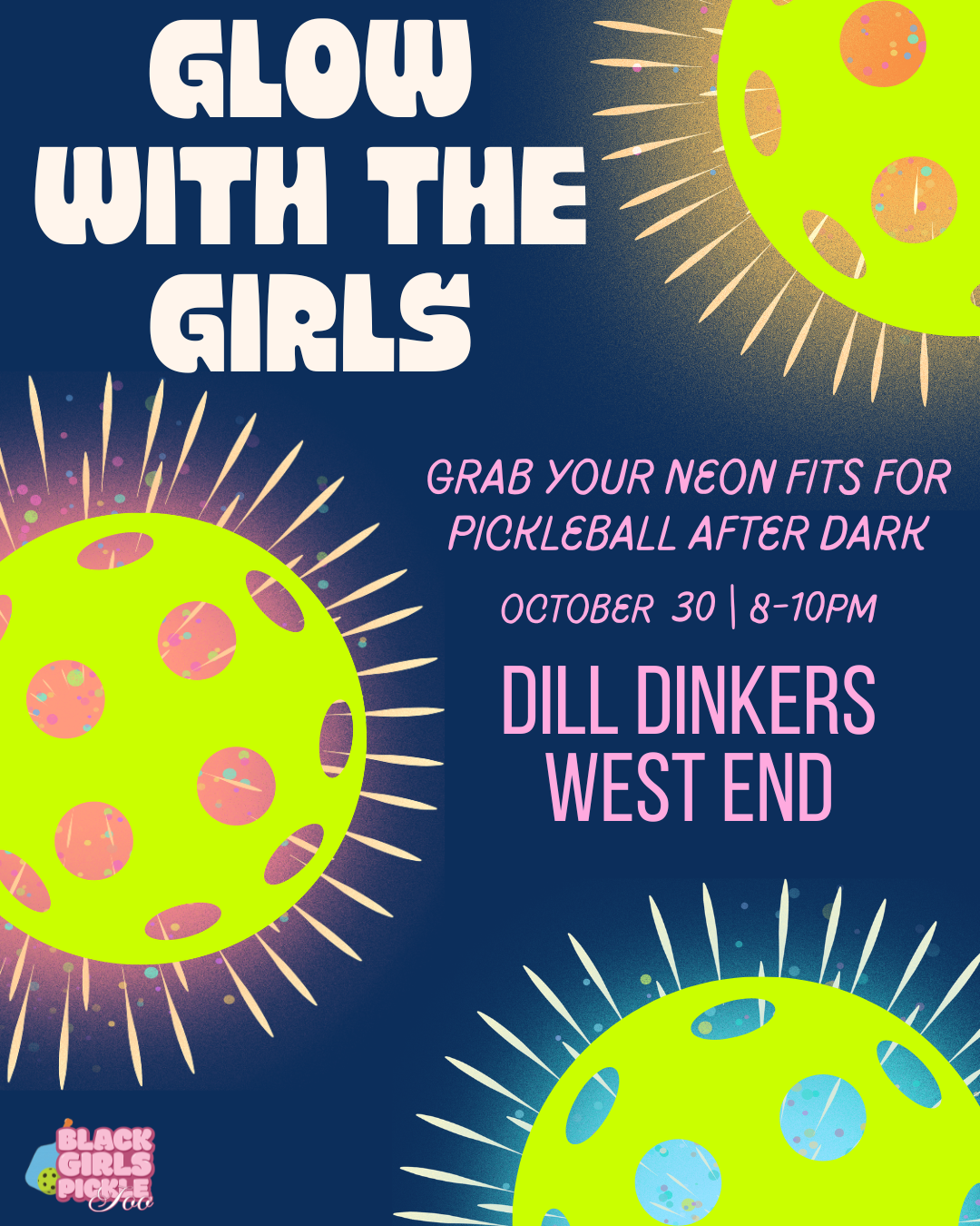 Glow in the Dark Pickleball Night 10/30