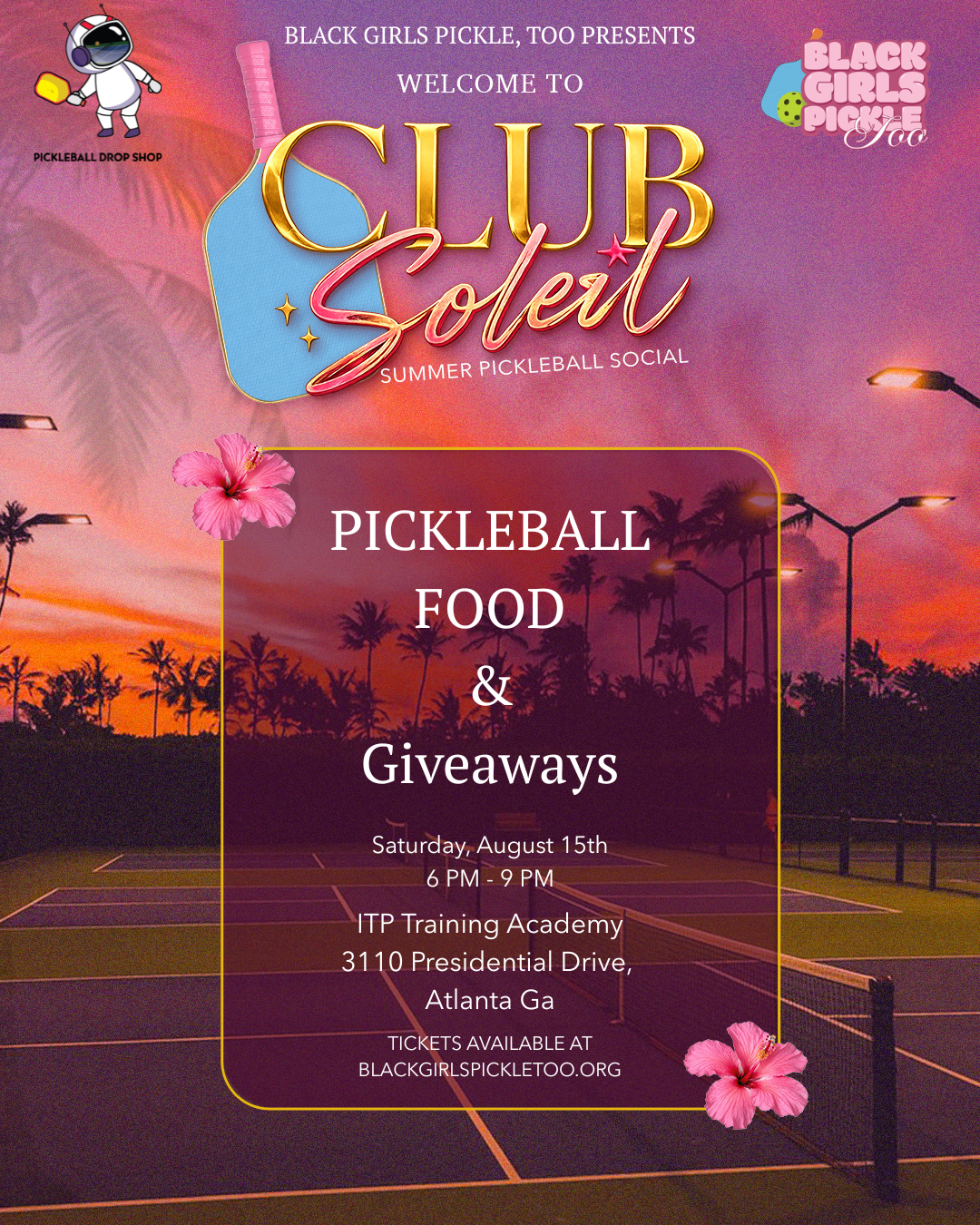 Club Soleil: End of Summer Pickleball Social